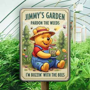 Chill Garden Metal Sign Personalized Gifts For Stoners 05TOLU110625-Homacus