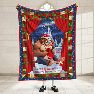 Personalized Christmas Gifts For Couple Blanket 02nata180925-Homacus
