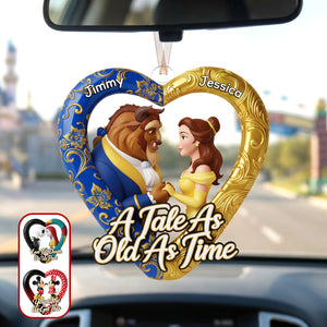 Lovely Couple Car Ornament - Personalized Gifts For Couples 02hymg271125-Homacus