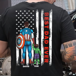 Custom Holiday Shirt For Father – Patriotic Hero Dad Edition 3natn050423-Homacus