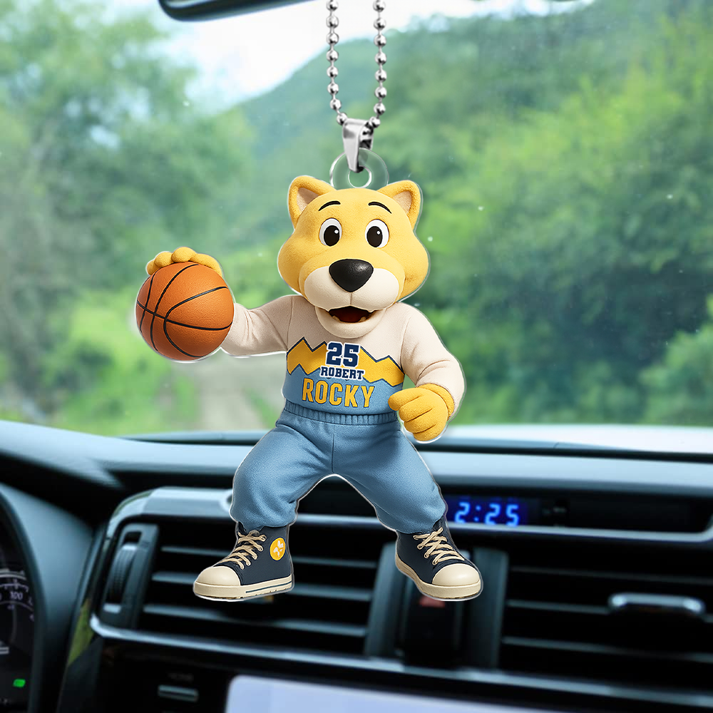 Basketball Car Ornament - Personalized Gifts For Basketball Lover 04HUPU140725-Homacus