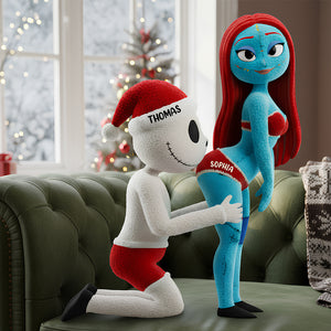 Naughty Skeleton Couple Custom Shaped Pillow - Personalized Gifts For Couples 02OHDT081125-Homacus