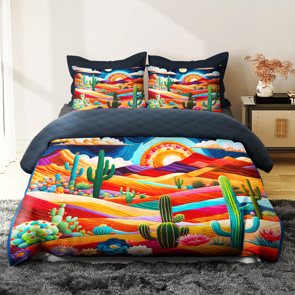 Catus Quilt Bed Set 042hutn210125-Homacus