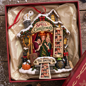 I Put A Spell On Christmas Ornament - Personalized Gifts For Christmas Ornament 02HATA220926-Homacus