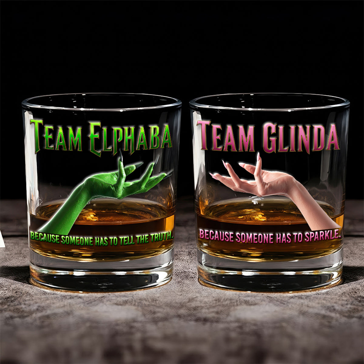 Magic Duo Drinking Glass – Personalized Gifts For Fantasy Lovers 02huqn261125-Homacus