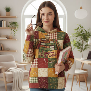 Comfy Reading Vibes Hoodie - Personalized Gifts For Book Lovers 03PGLU211125-Homacus