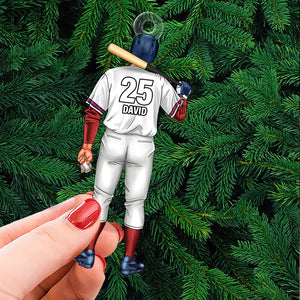 Personalized Gift For Baseball Batter Christmas Ornament 03ACTN141124TM-Homacus