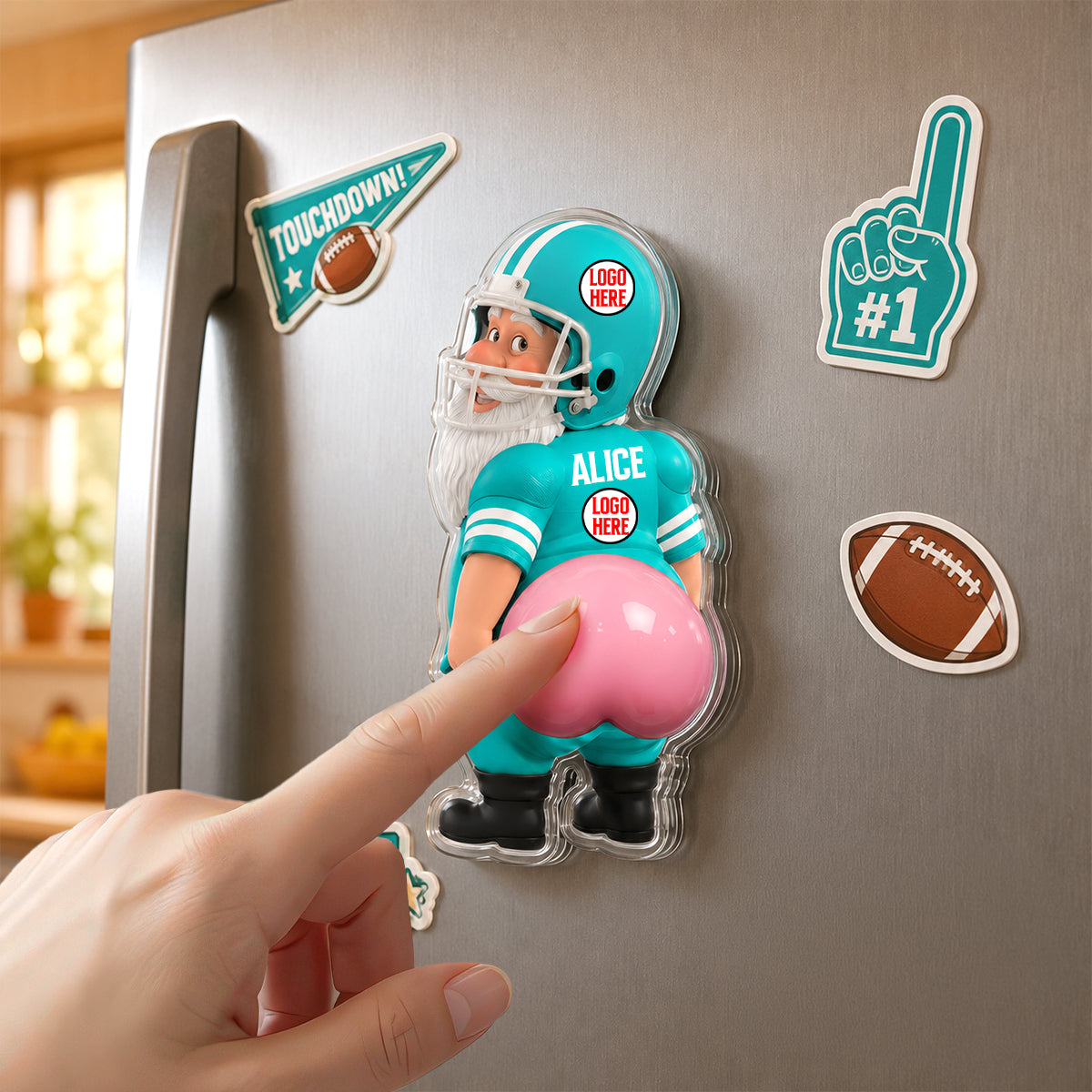 Seasonal Gnome Fridge Magnet - Personalized Gift For Sport Lovers 03OHDH030726-Homacus