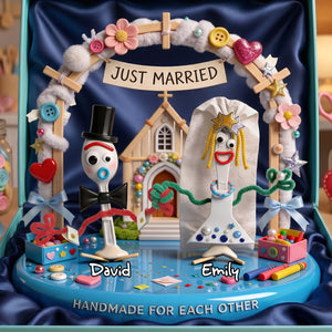 Funny Spoon Couple Acrylic Plaque - Personalized Gifts For Couples 01todh290626-Homacus