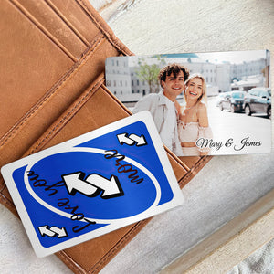 Custom Photo Gifts For Couple Wallet Card 02KADT130125-Homacus