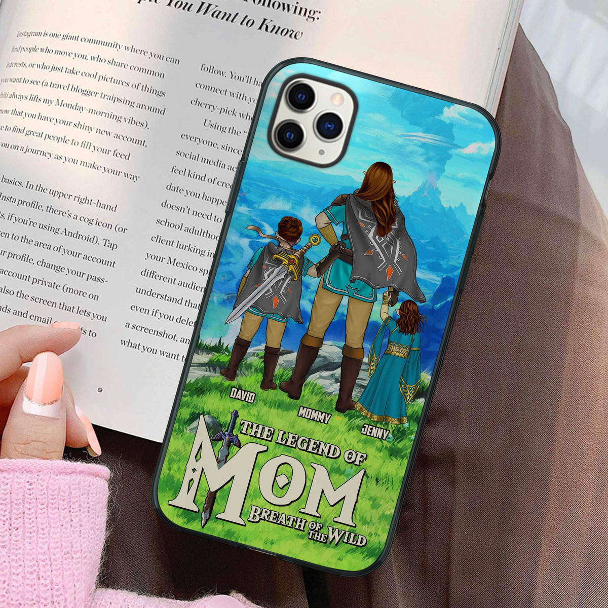 Personalized Gifts For Mom Phone Case 02qhtn240325hg Adventure Game Lover-Homacus