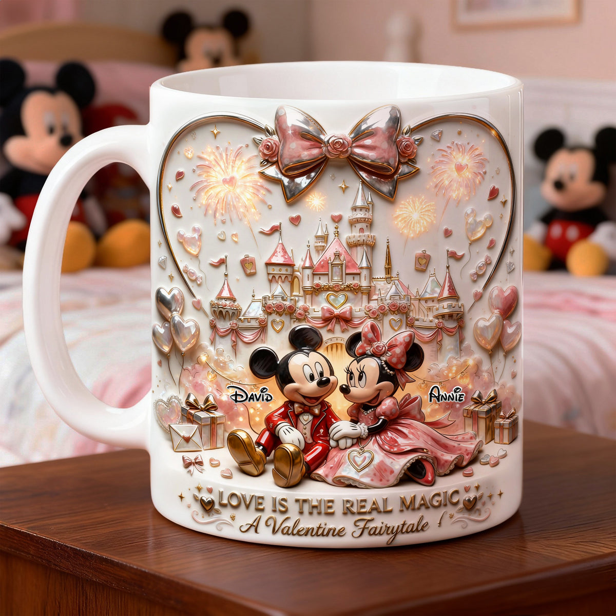 Magnificent Love Coffee Mug, Personalized Gifts For Couple 04qhlu210126-Homacus