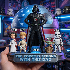 Space Hero Dad Acrylic Plaque - Personalized Father's Day Gifts 02NAQN250426-Homacus