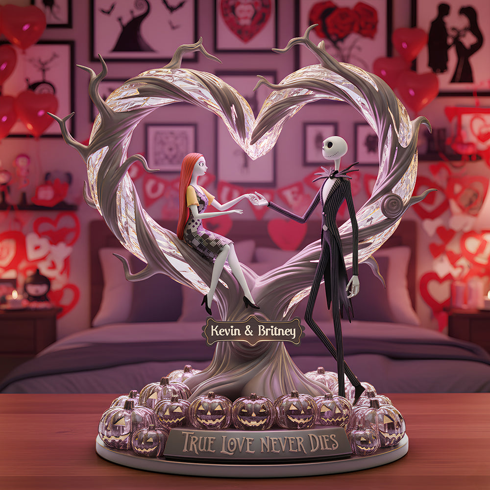 Gothic Couple Light Box Personalized Gifts For Couple 03KIDT251125