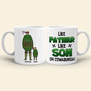 Personalized Gifts For Dad Coffee Mug Like Father Like Son 01NATN010623HA-Homacus