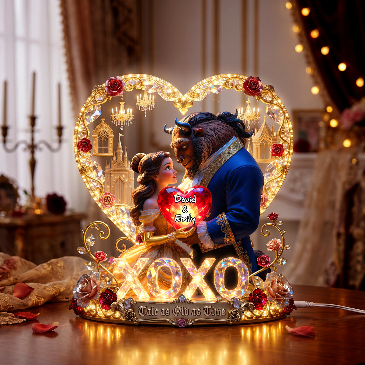True Love Heart Light Box - Personalized Gifts For Couples 02padh250626-Homacus