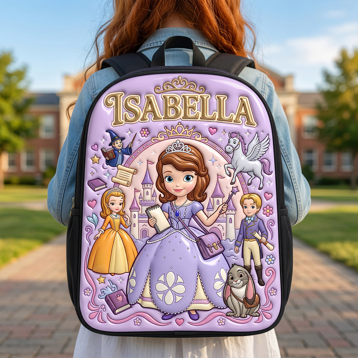 Little Princess School Bag - Personalized Gifts For Kids 03tydt130726-Homacus