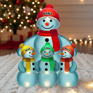 Snowman Grandma Christmas Acrylic Plaque Personalized Gifts For Grandma 02NADT281025-Homacus