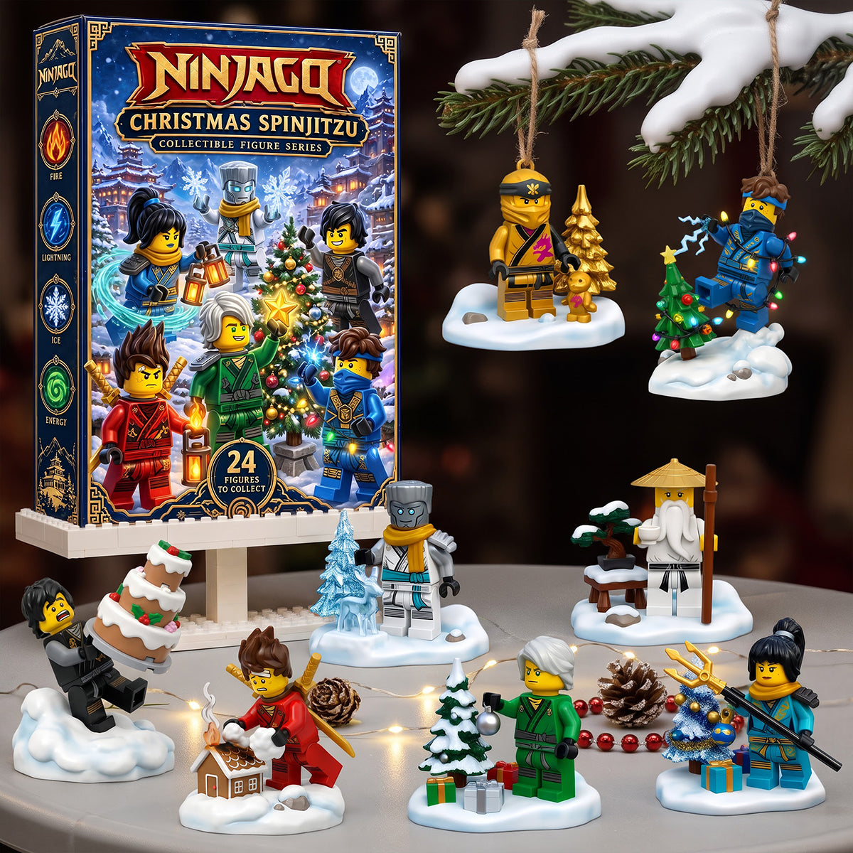 Elemental Figure Christmas Calendar Blind Box - Personalized For Cartoon Lovers 01TTTA291026-Homacus
