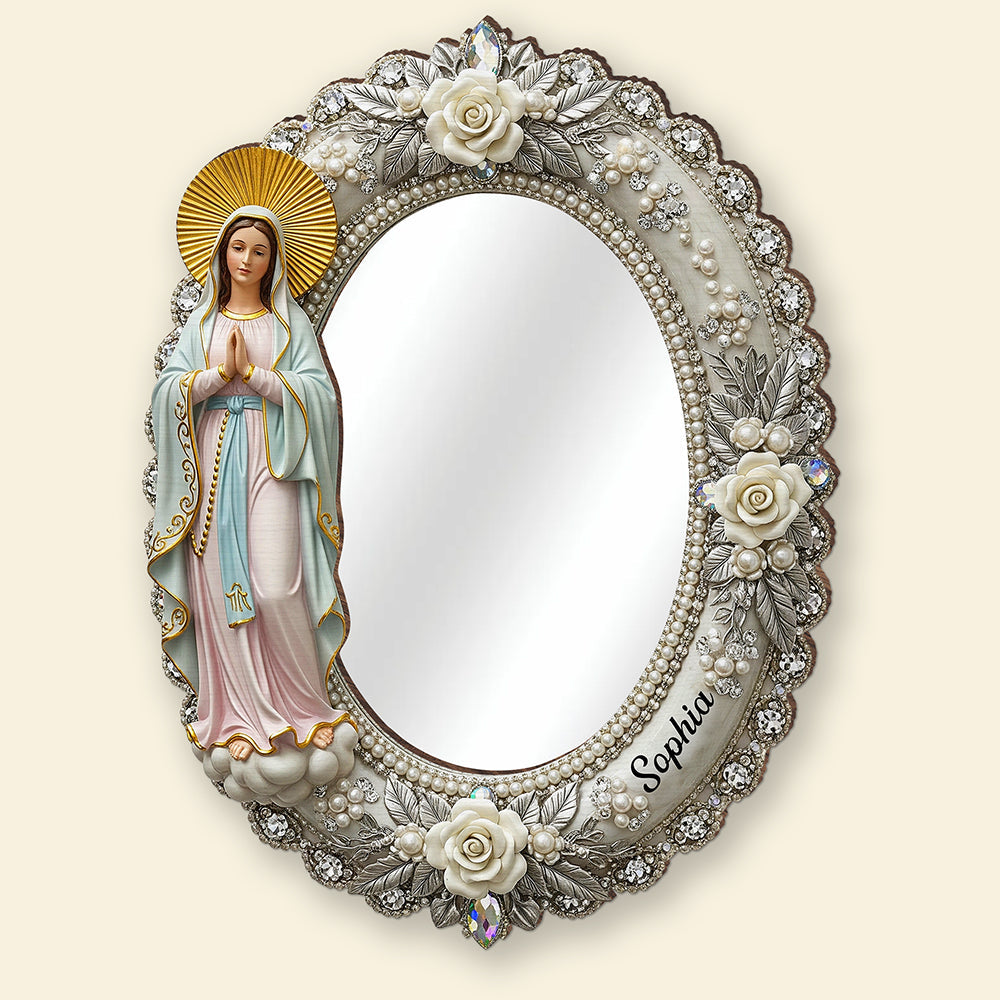 Personalized Gifts For Virgin Mary Lovers Mirror 06naqn240725-Homacus