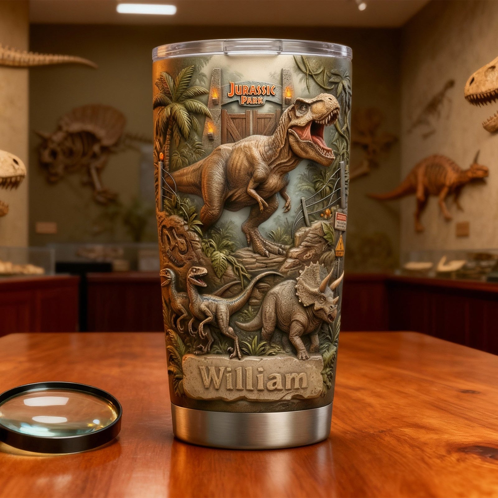 Dinosaur Tumbler Personalized Gifts For Dinosaur Lovers 01patn170126-Homacus