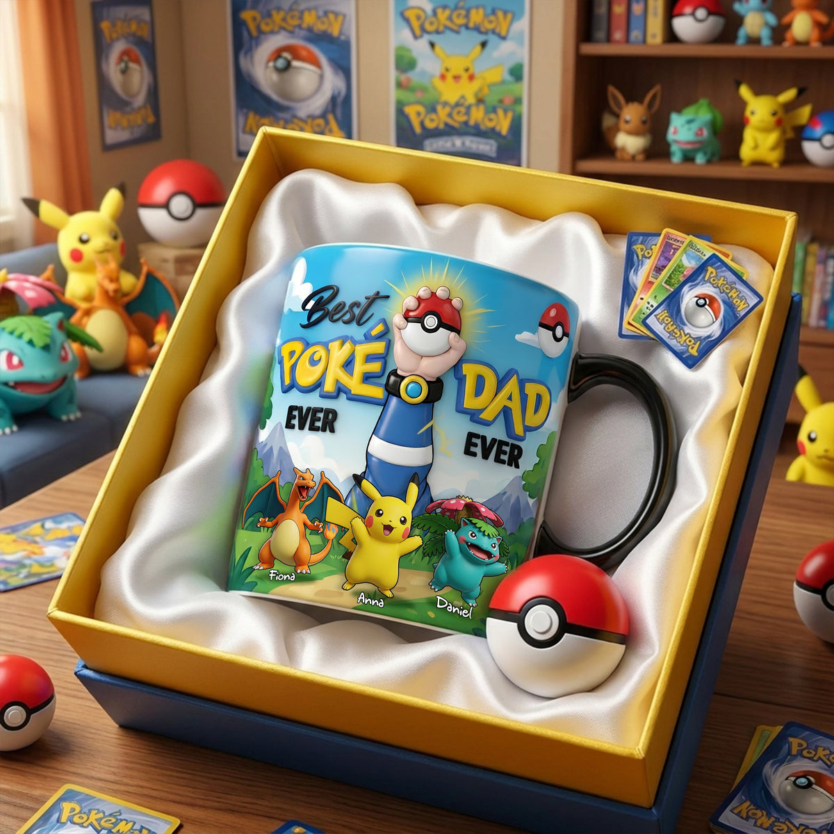 Pocket Monster Dad Magic Coffee Mug - Personalized Gifts For Dads 03OHLU150526-Homacus
