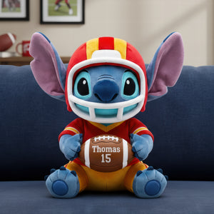 Energetic Blue Character Pillow - Personalized Gift For Sport Lovers 01HUQN131225-Homacus