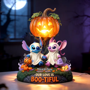 Cosmic Halloween Love Acrylic Light Box - Personalized Gifts For Couple 06todh300726-Homacus