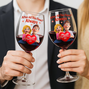 Together Forever Drinking Glass - Personalized Gifts For Couple 01huqn261125-Homacus