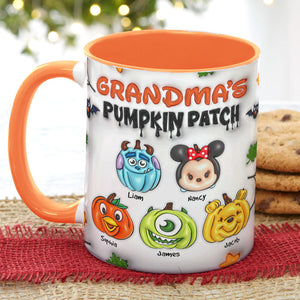 Personalized Gifts For Grandma Accent Mug Pumpkin Patch 02XQPU070824-Homacus