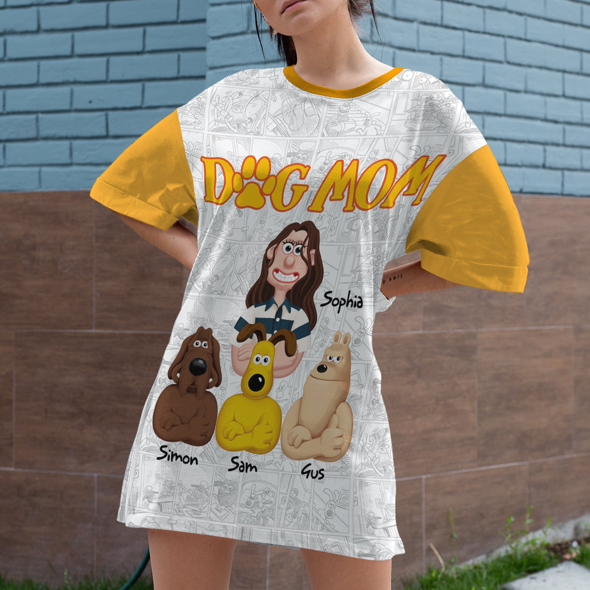Pet Mom Raglan Dress - Personalized Gifts For Mom 04XQLU250325PA-Homacus