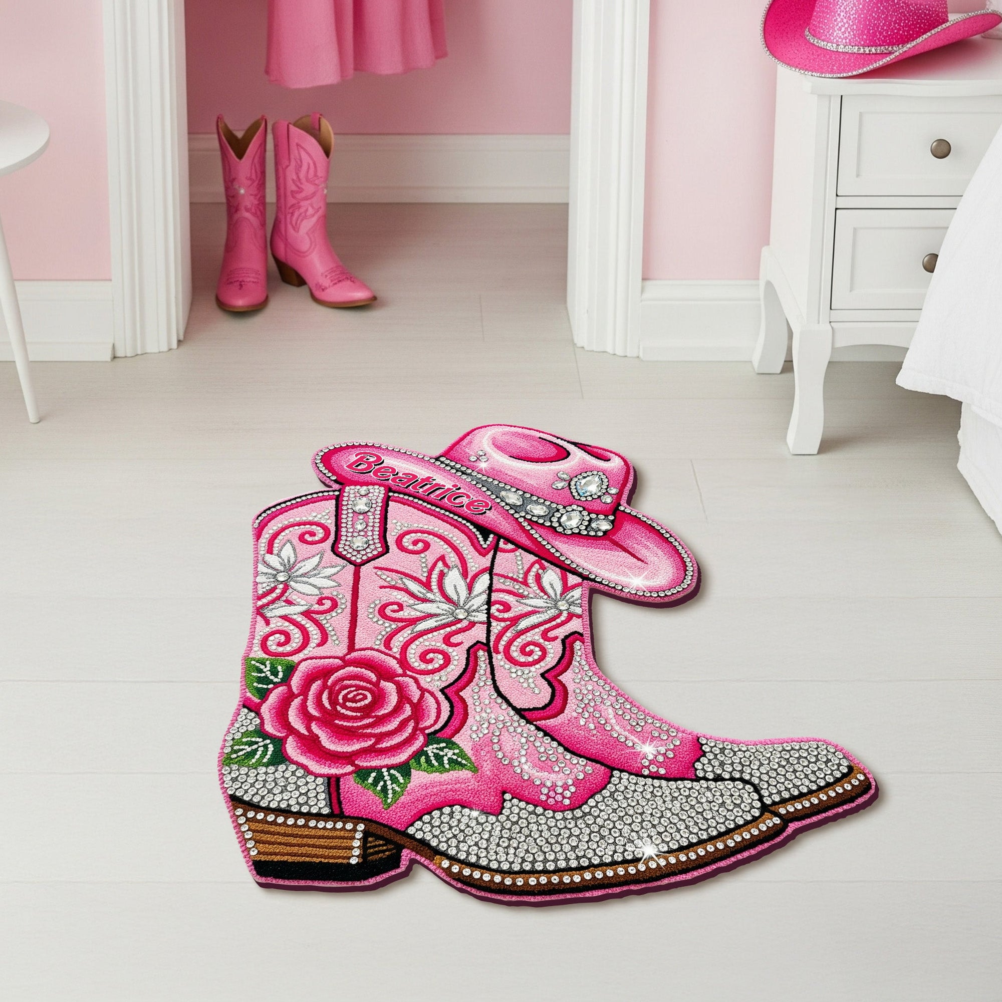 Cowgirl Boots Doormat - Personalized Gifts For Cowgirl 03namg150825-Homacus