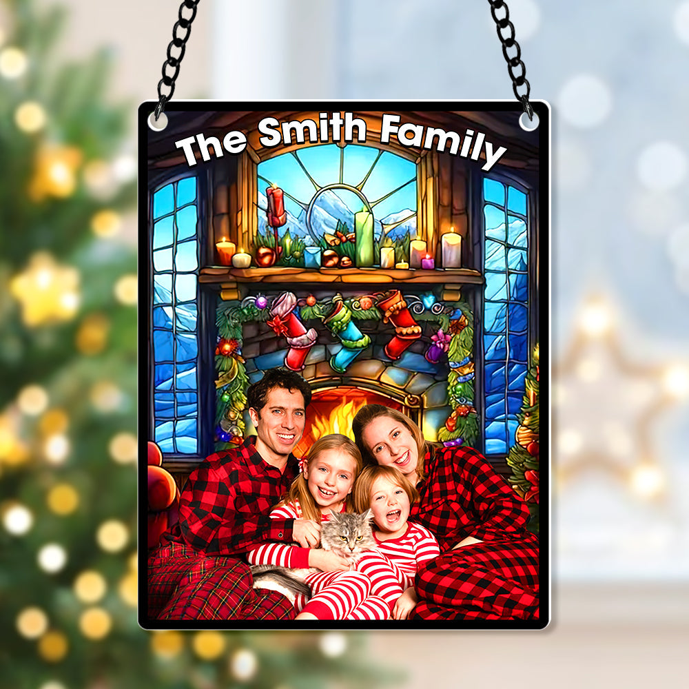 Custom Photo Gifts For Family Suncatcher Ornament 02toqn270924-Homacus