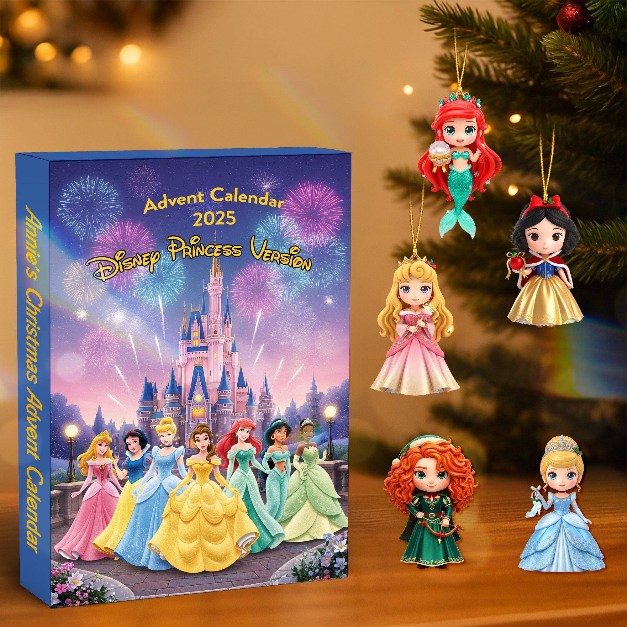 Cartoon Princess Personalized Gifts For Kids Christmas Advent Calendar Blind Box 04pgmg151025-Homacus