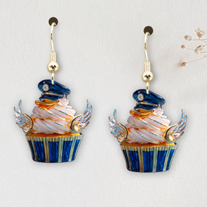Cute Cupcakes Earrings - Personalized Gifts For Cartoon Lovers 01TGDT080725-Homacus