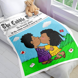 Personalized Gifts For Couple Blanket 02katn061224hg My Favorite Place Is Next To You-Homacus