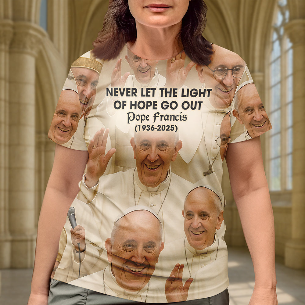 Never Let The Light Of Hope Go Out Shirt - Gift For Christian 01NAQN230425-Homacus