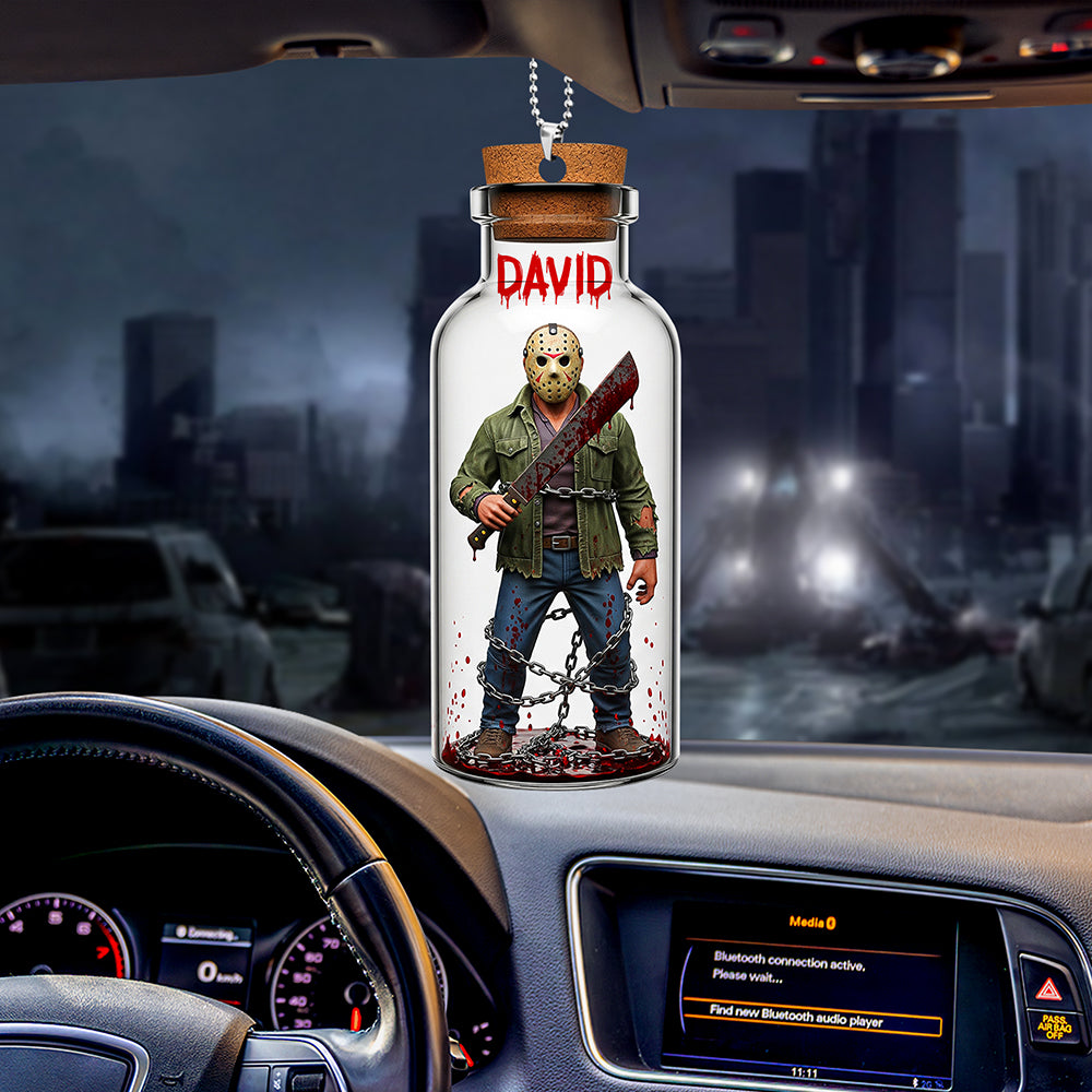 Creepy Killer Car Ornament – Personalized Gifts For Horror Movie Fans 02naqn120825-Homacus