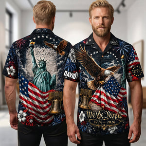 USA 250 Years of Freedom Hawaiian Shirt - Personalized Gifts 04totn100626-Homacus