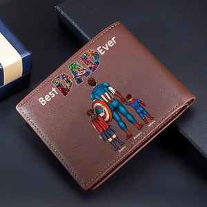 Personalized Gifts For Dad PU Leather Wallet 05QHQN040524PA-Homacus