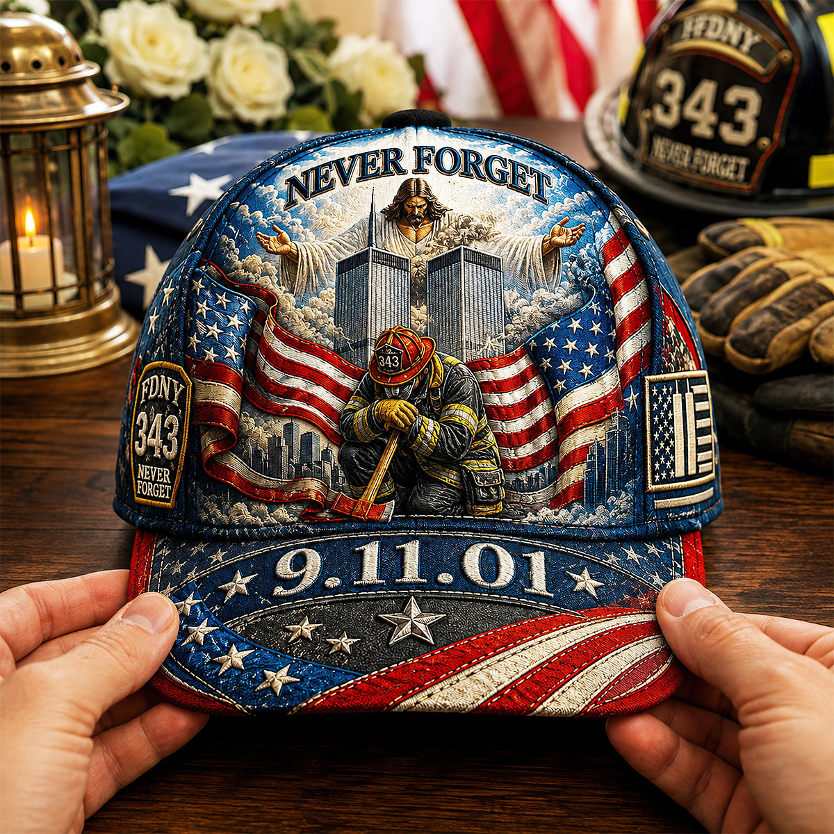 God Blessed Our Fallen Firefighters Memorial Classic Cap 07qhdt040826