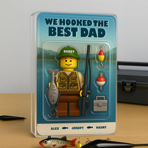 Fishing Dad Acrylic Plaque - Personalized Gifts For Father 02NALU070525-Homacus