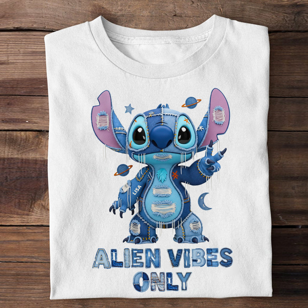 Blue Alien Shirt Personalized Gifts for Fans 03OHDT280525-Homacus