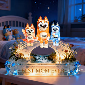 Heartfelt Mom & Her Little Ones Light Box - Personalized Gift For Mom 05OHLU090226-Homacus