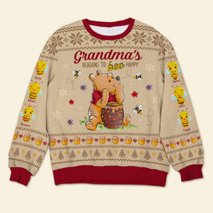 Personalized Gifts For Grandmas Christmas Ugly Sweater 04PGQN101024-Homacus