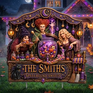 Spellbound Halloween Yard Sign - Personalized Garden Gifts 05HATN030826