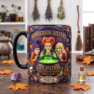 Macabre Spell Sisters Brew House Magic Mug - Personalized Gifts 01hutn110926
