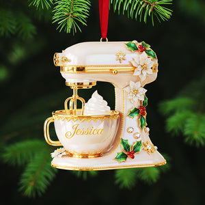 Personalized Gifts For Christmas, Baking Mixer Custom Shape Acrylic Ornament 02pgta091025-Homacus