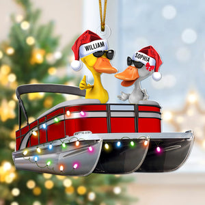 Pontoon Duck Journey Christmas Ornament 03qhqn200922-Homacus