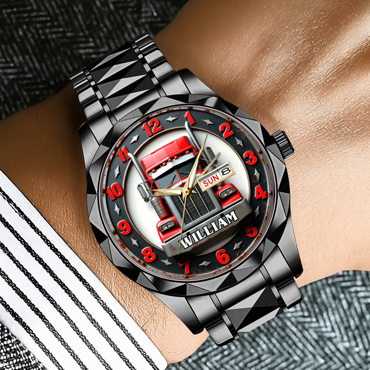 Trucker's Pride - Men's Watch Personalized Gifts for Truckers 03HUDT240725-Homacus